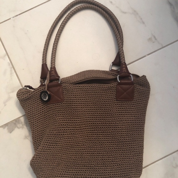 NWOT The Sak Brown Woven Hobo Boho Bag - Picture 5 of 5